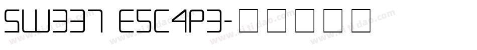 Sweet Escape字体转换